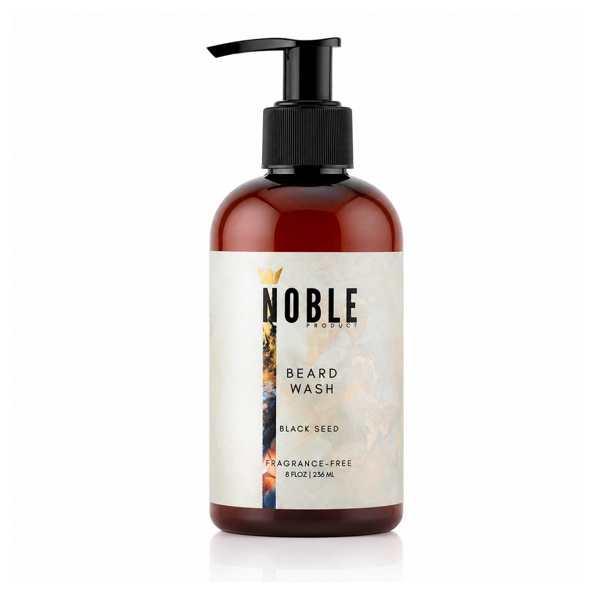 Fragrance-Free Beard Wash | Cloudberry + Silk Amino Acids | 8 oz