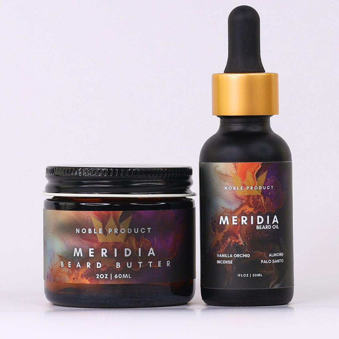 Meridia Combo Beard Oil & Butter Set | Noble Product Co