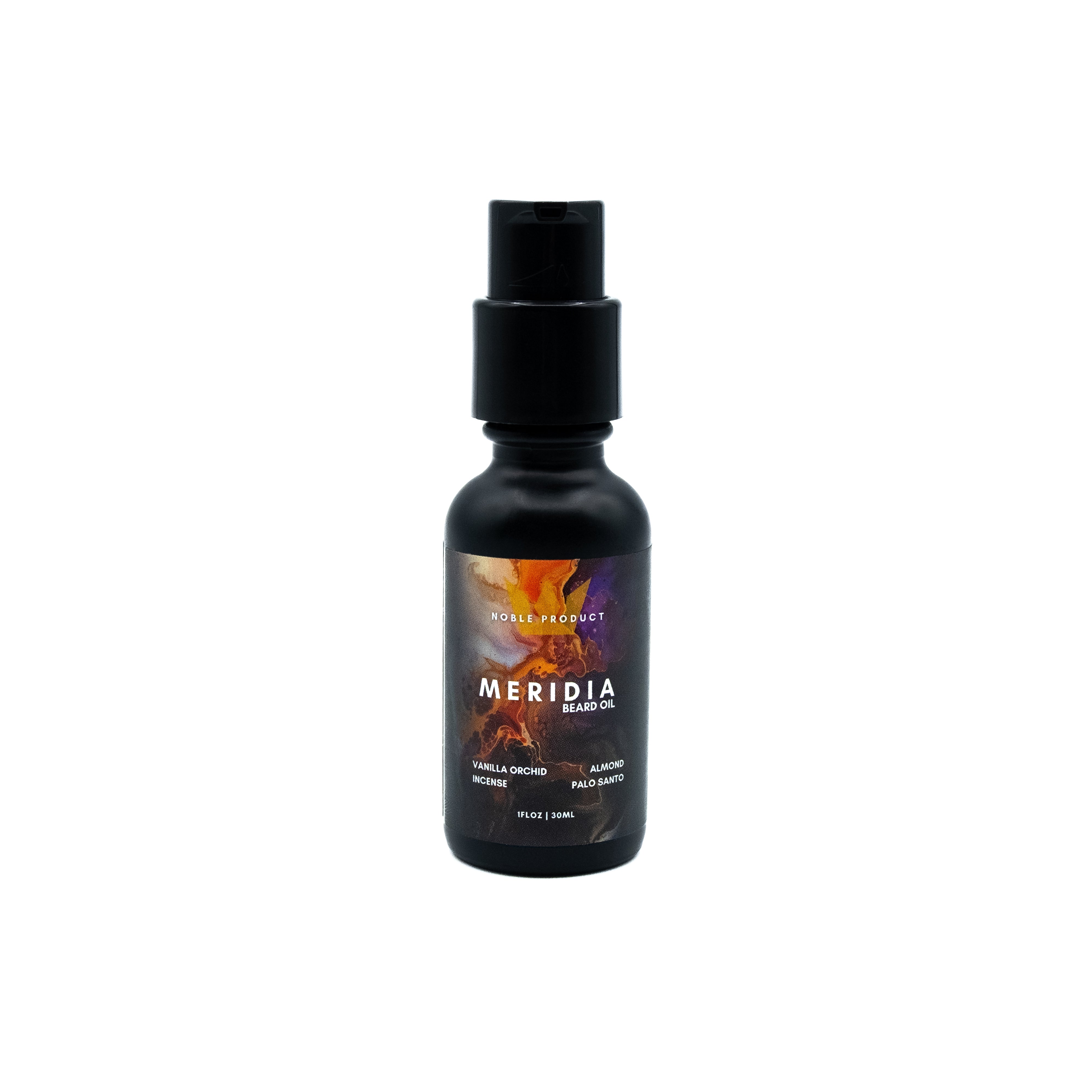 Meridia Beard Oil | Vanilla Orchid, Almond, Palo Santo & Atlas Cedarwood (1 oz)