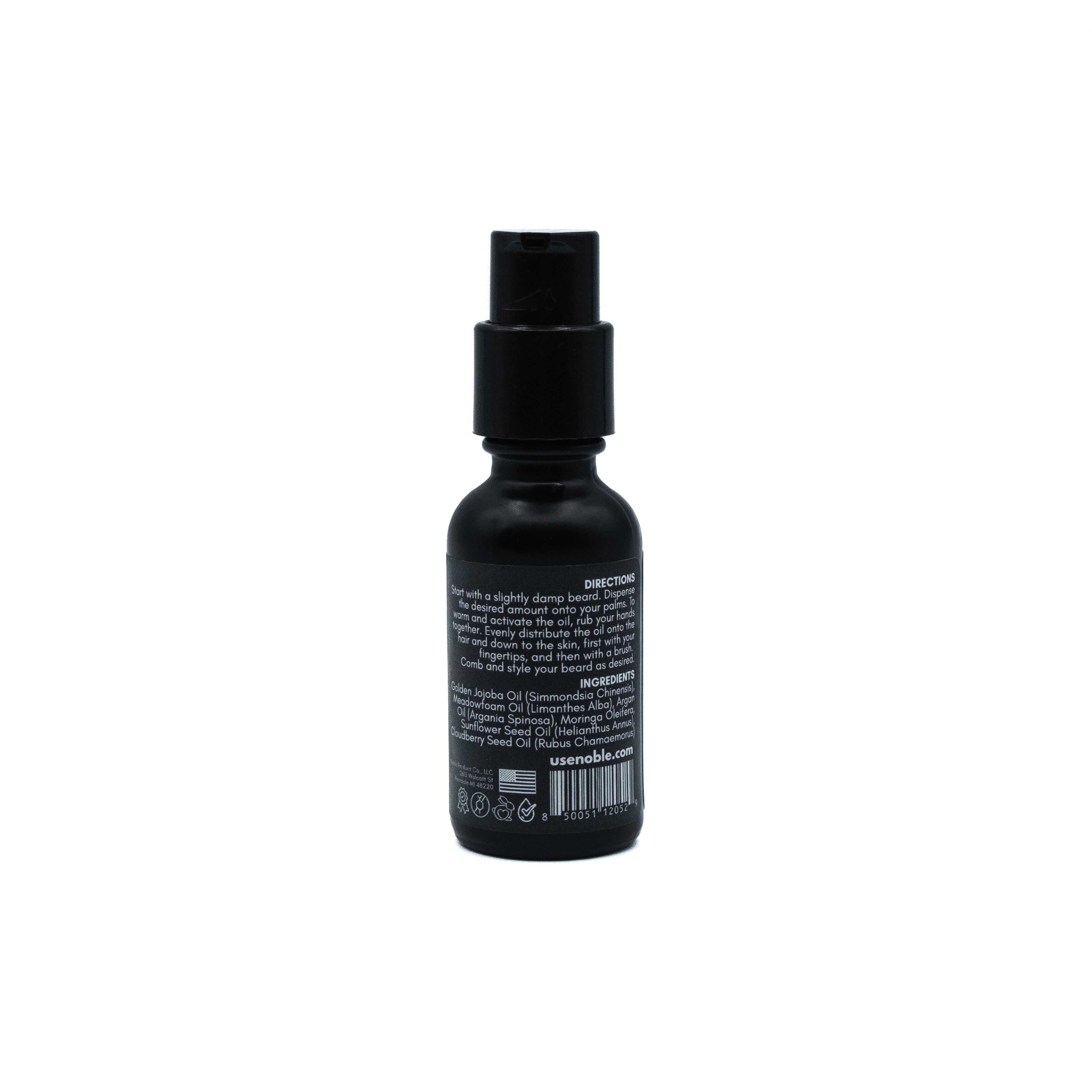 Naked Beard Oil | Fragrance-Free, Unscented (1 oz)