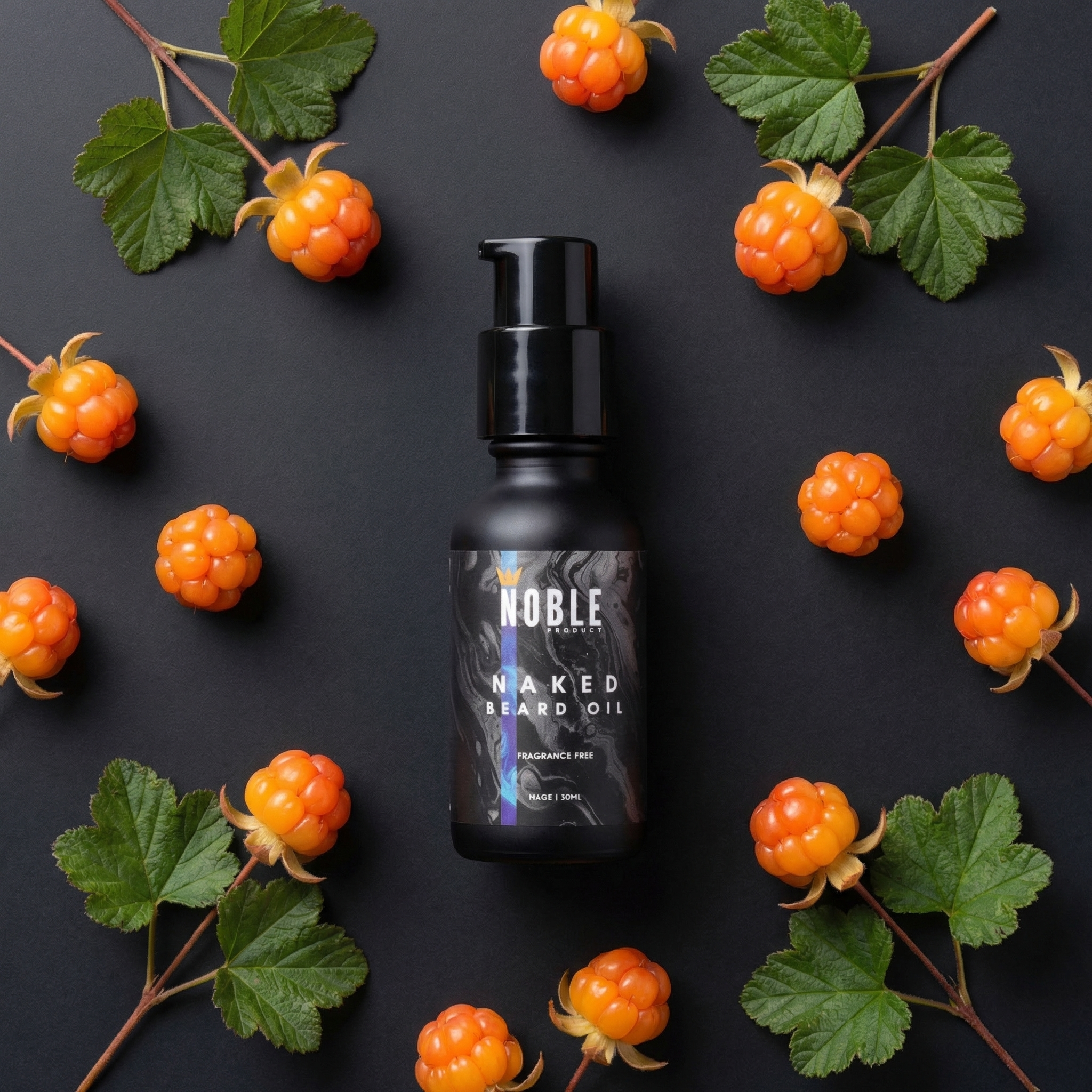 NAKED BEARD OIL | Lightweight Hydration | Fragrance-Free | 1 oz