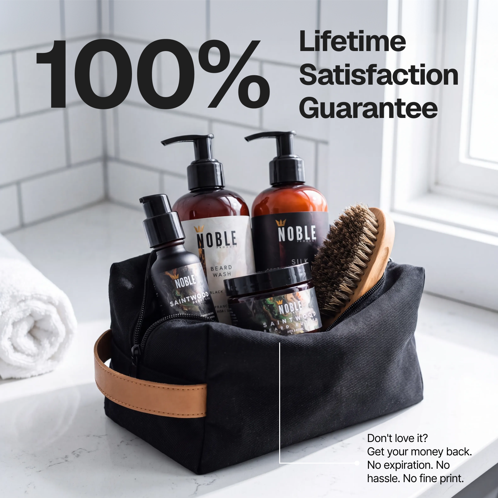 SAINTWOOD BEARD CARE SYSTEM | Limited | Guaiac Wood & Frankincense | 4-Piece Set