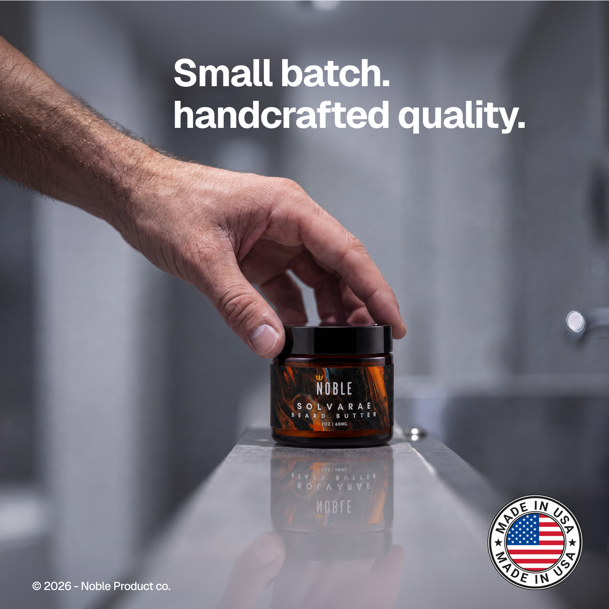 Solvarae Beard Butter product information image | Noble Product Co.