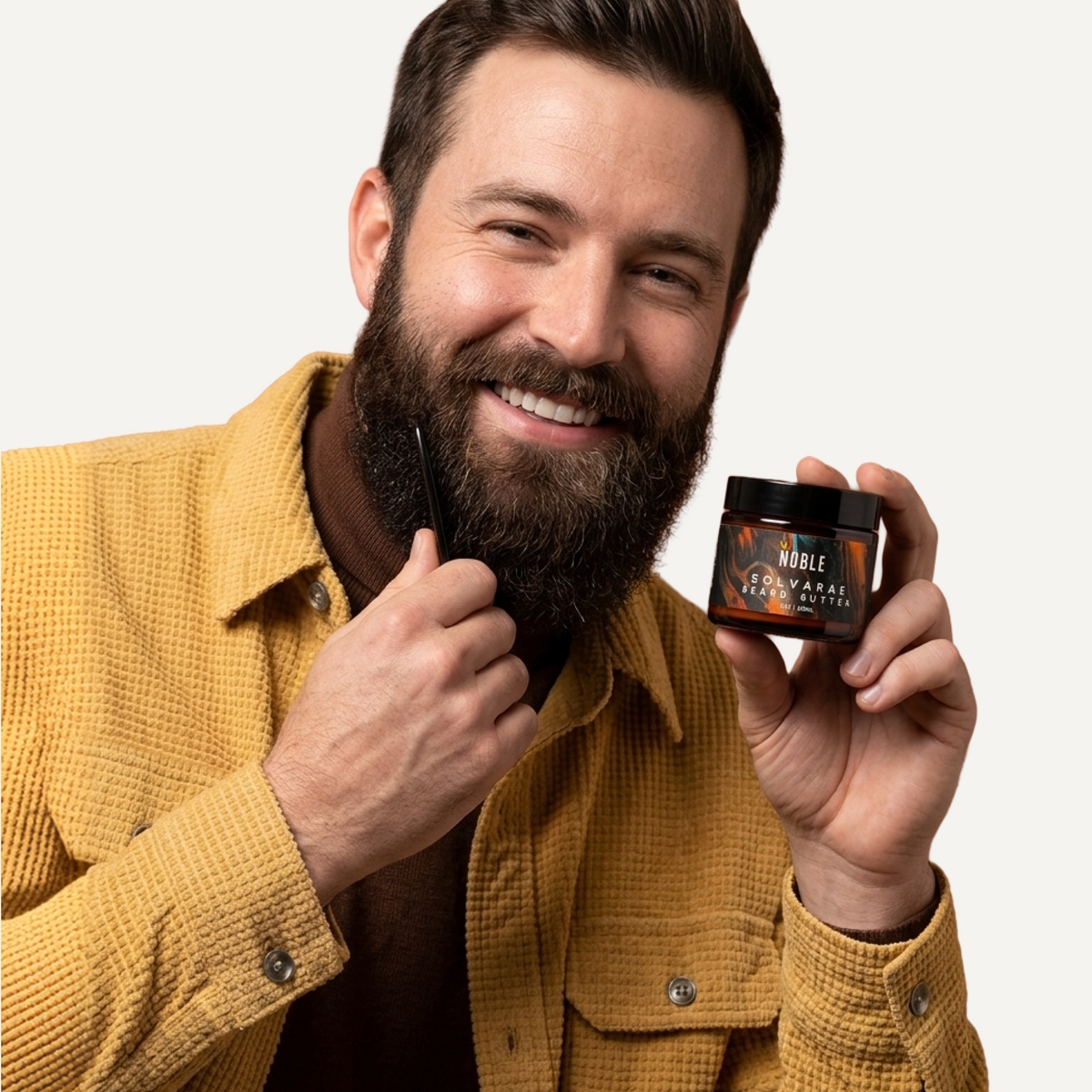 Solvarae Beard Butter product features | Noble Product Co.