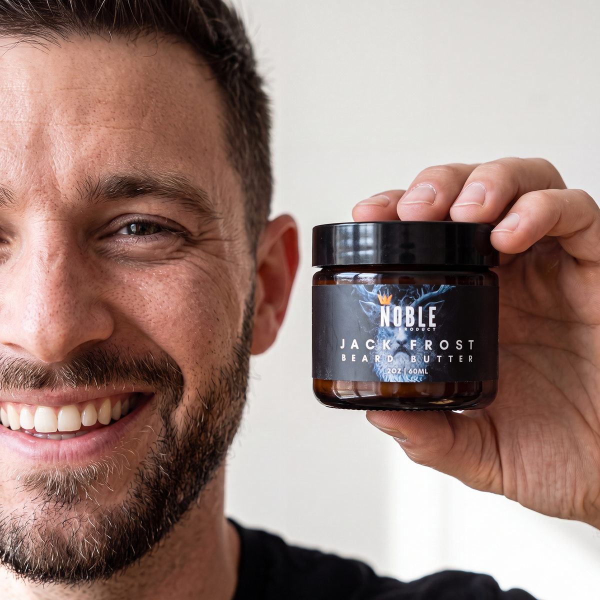 Jack Frost Beard Butter product features | Noble Product Co.
