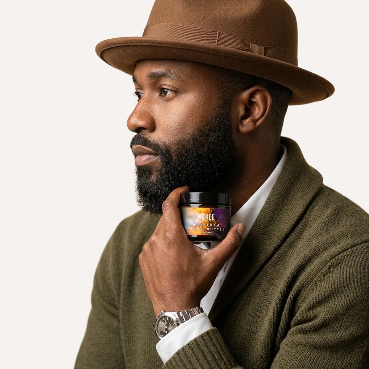 Meridia Beard Butter benefits and product information | Noble Product Co.