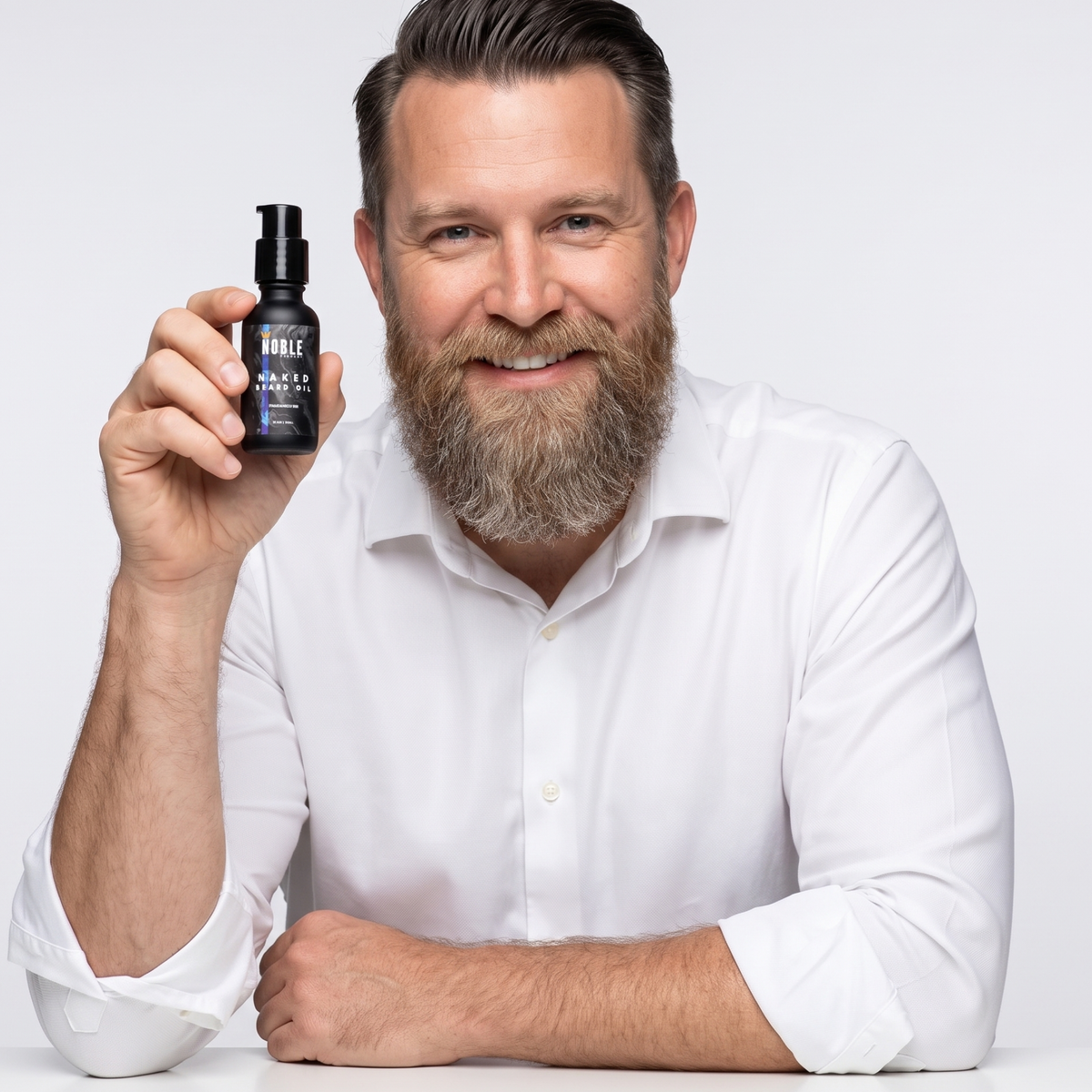 Naked Beard Oil | Lightweight Hydration | Fragrance-Free | 1 oz