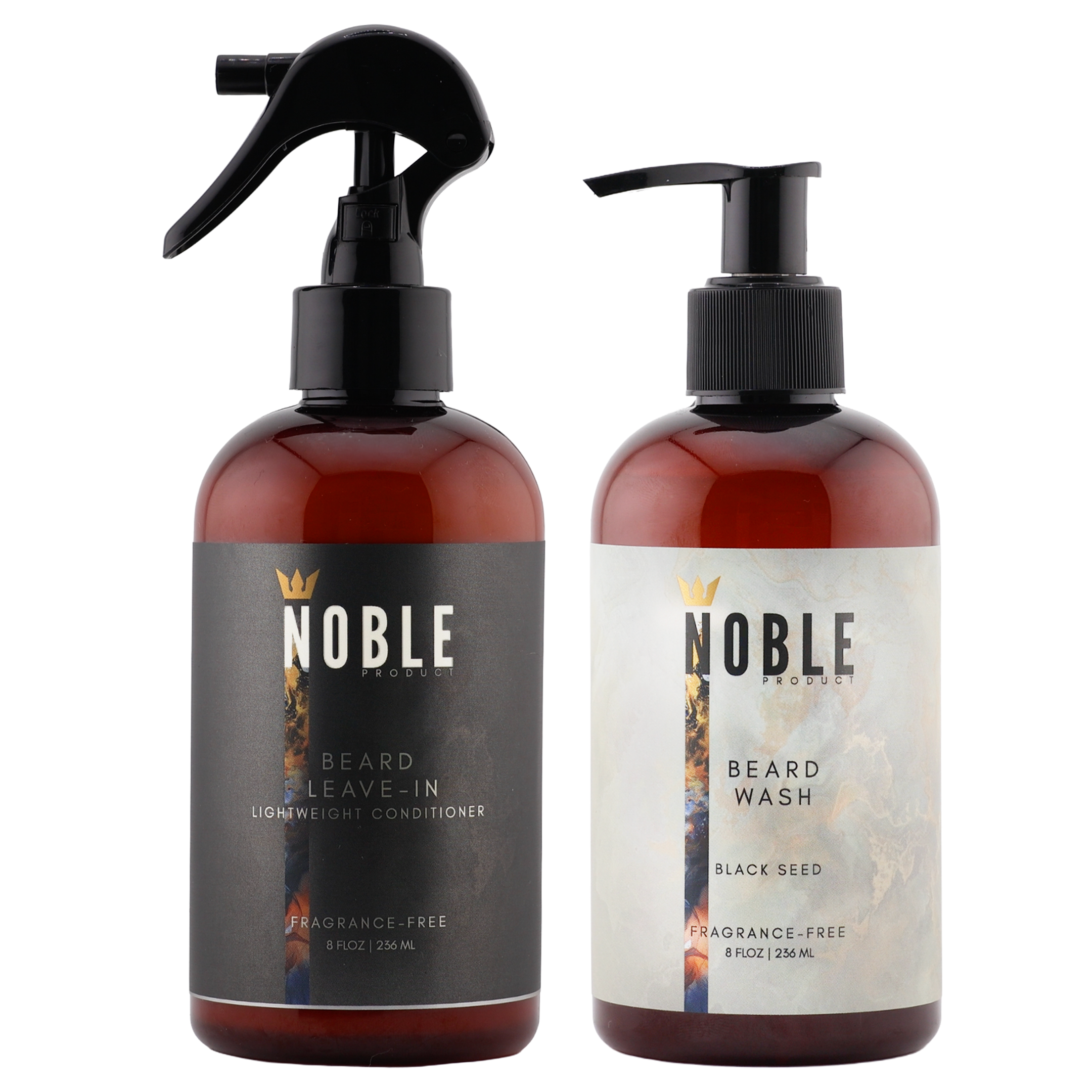 Fragrance-Free Beard Wash & Conditioner Set – Daily Skin-First Routine for Clean, Soft Beards