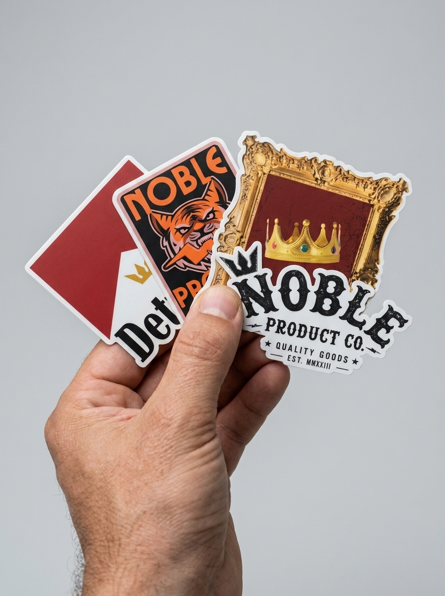 NOBLE PRODUCT CO. STICKER PACK | 4 PREMIUM MATTE VINYL STICKERS