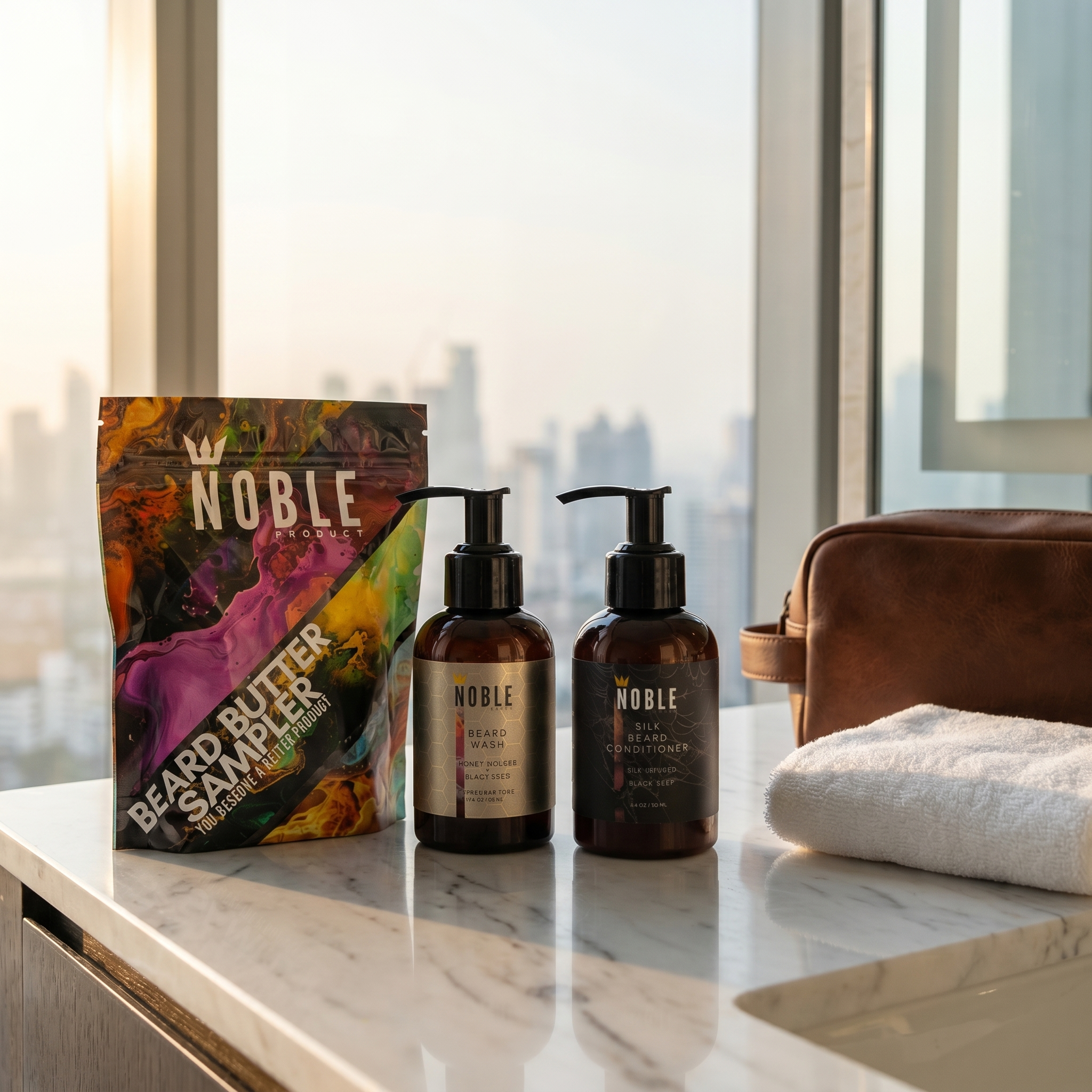 FATHER'S DAY TRAVEL KITS | TSA-FRIENDLY BEARD & HAIR CARE SYSTEM